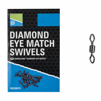 Preston Diamond Eye Match Swivels