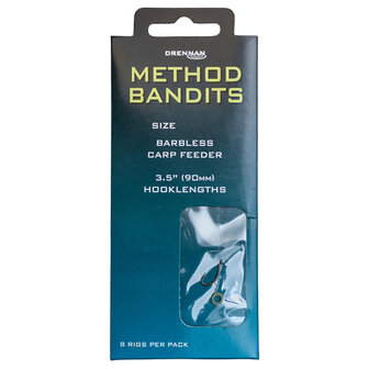 Drennan Method Bandits Hooks To Nylon