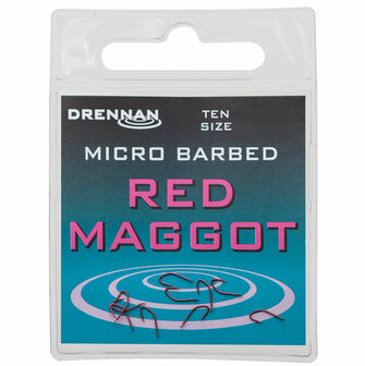 Drennan Red Maggot Hook Barbed 14