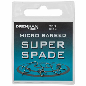 Drennan Super Spade Hooks Barbed 8