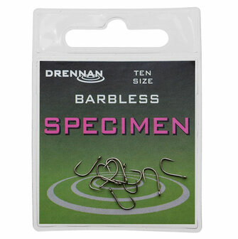 Drennan Specimen Hooks Barbless 02