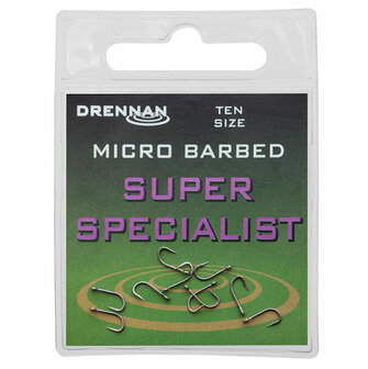 Drennan Super Specilaist Hooks Barbed 02