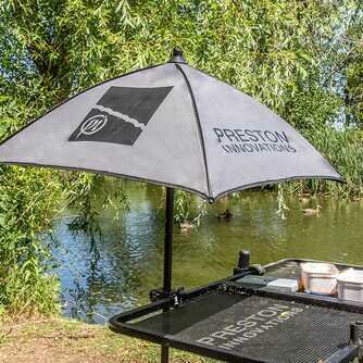 Preston Offbox Grey Bait Brolly