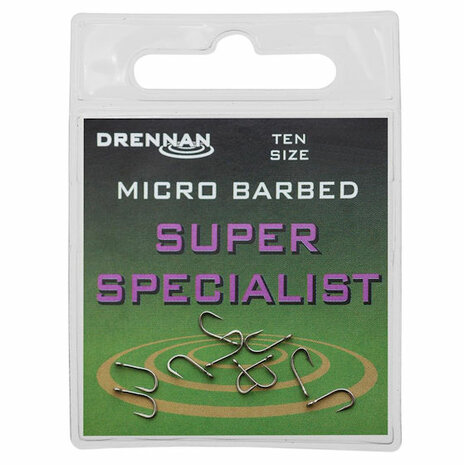 Drennan Super Specilaist Hooks Barbed 02