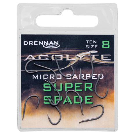 Drennan Acolyte Super Spade Barbed Hooks