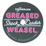 Drennan Greased Weasel Shock Leader Grey 40lb