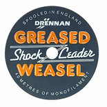 Drennan Greased Weasel Shock Leader Orange 40lb