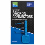 Preston Slip Dacron Connector Micro Blue