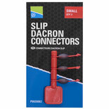 Preston Slip Dacron Connector Small Red