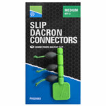 Preston Slip Dacron Connector Medium Green