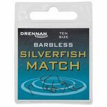 Drennan Silverfish Match Hooks Barbless 18