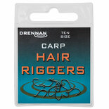 Drennan Carp Hair Riggers Hooks Barbless 10