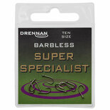 Drennan Super Specialist Hooks Barbless 10